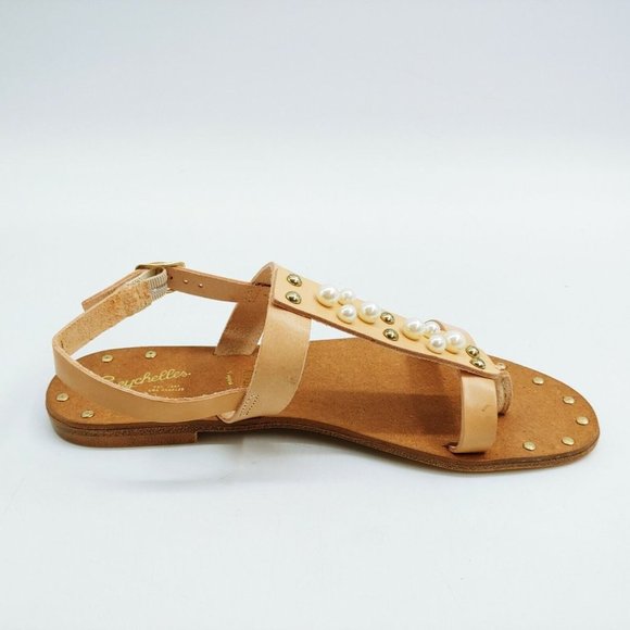 Seychelles Womans Day of Rest Embellished Thong Sandal Natural  Sz 6.5 M NEW - Picture 2 of 9